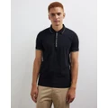 Armani Exchange - Polo Shirt - Shirts & Polos (Black) Polo Shirt