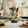 Joseph Joseph - Elevate™ Fusion 5 piece Silicone Utensil Set with Storage Stand - Home (Stainless Steel) Elevate™ Fusion 5-piece Silicone Utensil Set with Storage Stand