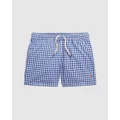 Polo Ralph Lauren - Traveler Swim Trunks ICONIC EXCLUSIVE Kids - Swimwear (Blue) Traveler Swim Trunks - ICONIC EXCLUSIVE - Kids