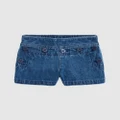 Polo Ralph Lauren - Nautical Cotton Denim Shorts ICONIC EXCLUSIVE Kids - Denim (Olvera Wash) Nautical Cotton Denim Shorts - ICONIC EXCLUSIVE - Kids