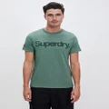 Superdry - Vintage Core Logo Classic Tee - T-Shirts & Singlets (Portland Green Grit) Vintage Core Logo Classic Tee