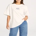 Wrangler - Boxy Slouch Tee - T-Shirts & Singlets (WHITE) Boxy Slouch Tee