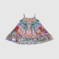 Camilla - Ruffle Hem Dress Babies - Printed Dresses (Flowers Of Neptune) Ruffle Hem Dress - Babies