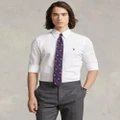 Polo Ralph Lauren - Solid Cotton Poplin Shirt - Shirts & Polos (White) Solid Cotton Poplin Shirt