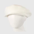 Max Alexander - European Made Cream Soft Wool Beret Cap - Headwear (Cream) European Made Cream Soft Wool Beret Cap