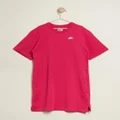 Nike - Sportswear T Shirt Dress Teens - Printed Dresses (Fireberry & White) Sportswear T-Shirt Dress - Teens