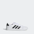 adidas Sportswear - Grand Court Lifestyle Tennis Lace Up Shoes Kids - Sneakers (White) Grand Court Lifestyle Tennis Lace-Up Shoes Kids