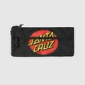 Santa Cruz - Classic Dot Pencil Case Teens - All Stationery (Black) Classic Dot Pencil Case - Teens