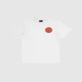 Santa Cruz - Reverse MFG Dot Tee Teens - T-Shirts & Singlets (White) Reverse MFG Dot Tee - Teens