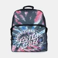 Santa Cruz - MFG Dot Backpack Teens - Backpacks (Multi Tie Dye) MFG Dot Backpack - Teens
