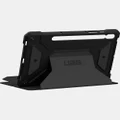 UAG - Tab S9 Metropolis SE Folio Tablet Case - Tech Accessories (Black) Tab S9 Metropolis SE Folio Tablet Case