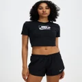 Nike - Sportswear Slim Crop Tee - Cropped tops (Black) Sportswear Slim Crop Tee