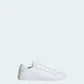 adidas Sportswear - Grand Court Lifestyle Tennis Lace Up Shoes Kids - Performance Shoes (Cloud White / Cloud White / Grey One) Grand Court Lifestyle Tennis Lace-Up Shoes Kids