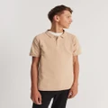 Country Road - Teen Recycled Cotton Blend Polo Shirt - T-Shirts & Singlets (Neutrals) Teen Recycled Cotton Blend Polo Shirt