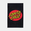 Santa Cruz - Classic Dot Towel Teens - Towels (Black) Classic Dot Towel - Teens