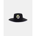 Santa Cruz - Double Dot Bucket Hat Teens - Hats (Black-Lilac) Double Dot Bucket Hat - Teens