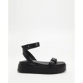 Sol Sana - Ophelia Flatform - Sandals (Black) Ophelia Flatform