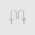 Karen Walker - Mini Feather Arrow Earrings - Jewellery (Sterling Silver) Mini Feather Arrow Earrings