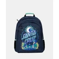 Santa Cruz - Dark Arts Dot Backpack Teens - Backpacks (Navy) Dark Arts Dot Backpack - Teens