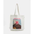 Afends - Collage Recycled Tote Bag - Bags (White) Collage Recycled Tote Bag