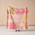 Linen House Kids - Beach Day Blanket - Home (Pink) Beach Day Blanket