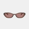 Prada - 0PR A02S - Sunglasses (Light Brown) 0PR A02S
