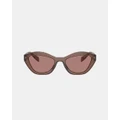 Prada - 0PR A02S - Sunglasses (Light Brown) 0PR A02S