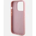 Guess - iPhone 15 Pro Max Glitter Edition Phone Case - Tech Accessories (Pink) iPhone 15 Pro Max Glitter Edition Phone Case