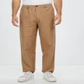 Ben Sherman - Linen Blend Trousers - Pants (Light Brown) Linen Blend Trousers
