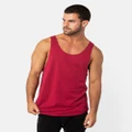 ONEBYONE - Classic Blank Singlet - T-Shirts & Singlets (Red) Classic Blank Singlet