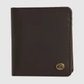 Quiksilver - Mens Mack Cardy Tri Fold Wallet - Wallets (CHOCOLATE BROWN) Mens Mack Cardy Tri Fold Wallet