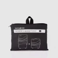 Samsonite - Large Foldable Luggage Cover - Travel and Luggage (Black) Large Foldable Luggage Cover