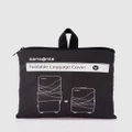 Samsonite - Medium Foldable Luggage Cover - Travel and Luggage (Black) Medium Foldable Luggage Cover