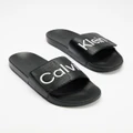 Calvin Klein - Adjustable Pool Slides - Casual Shoes (Black) Adjustable Pool Slides