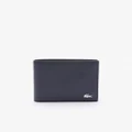 Lacoste - Fitzgerald Leather Six Card Wallet - Wallets (BLUE) Fitzgerald Leather Six Card Wallet