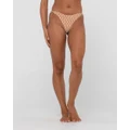 Rusty - Panama Brazilian Bikini Pant - Bikini Bottoms (TED) Panama Brazilian Bikini Pant