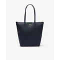 Lacoste - L.12.12 Concept Vertical Zip Tote Bag - Backpacks (BLUE) L.12.12 Concept Vertical Zip Tote Bag