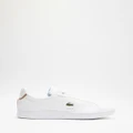 Lacoste - Carnaby Pro BL Tonal Sneakers - Sneakers (White & Light Pink) Carnaby Pro BL Tonal Sneakers