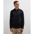 Armani Exchange - Camicia Shirt - Shirts & Polos (Black) Camicia Shirt