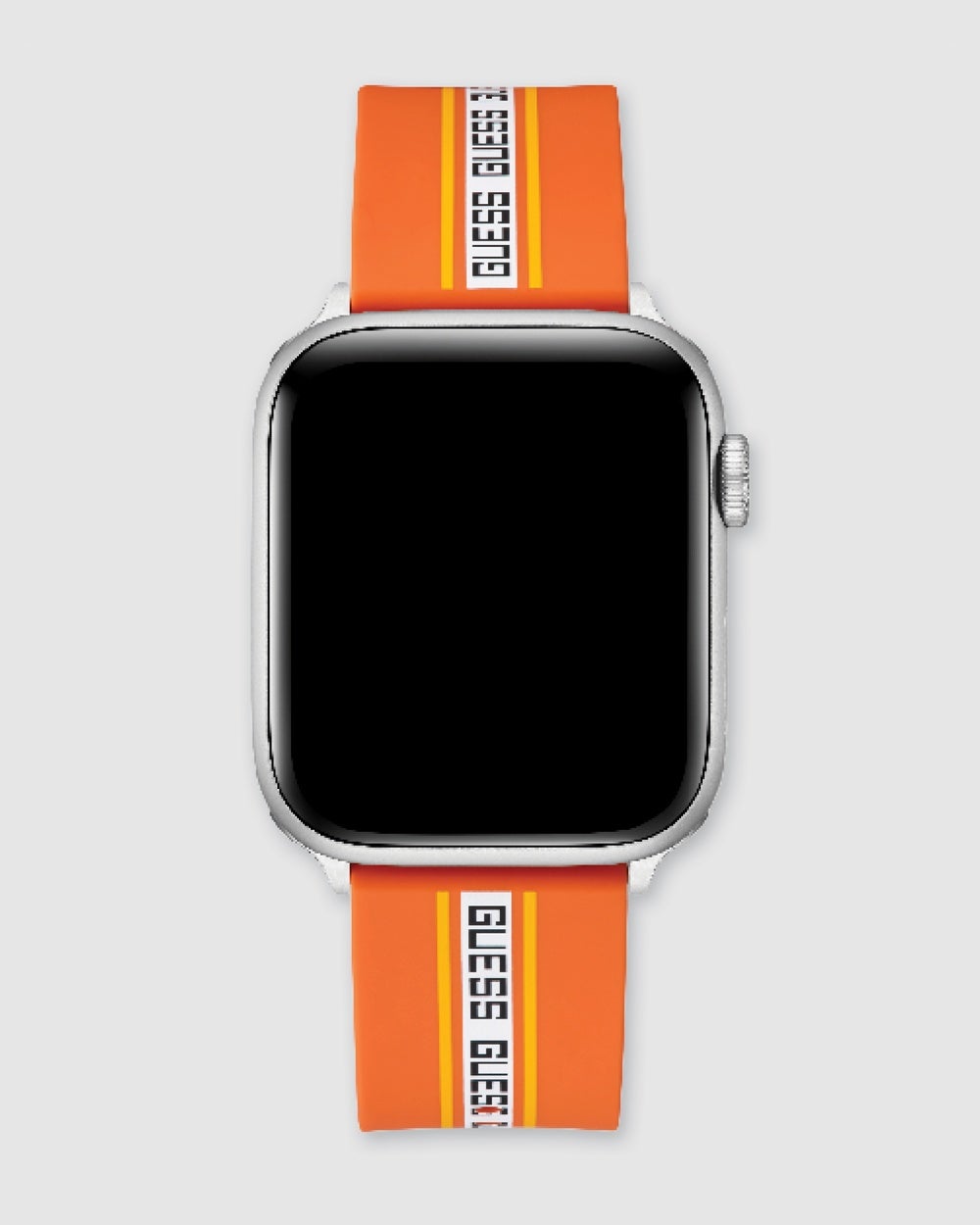 GUESS - Guess Apple Band Orange Logo 42 44mm - Fitness Trackers (Orange) Guess Apple Band - Orange Logo 42-44mm