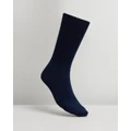R.M.Williams - Craftsman Socks - Underwear & Socks (Navy) Craftsman Socks