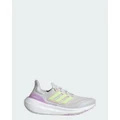 adidas Performance - Ultraboost Light Shoes Womens - Casual Shoes (Crystal White / Green Spark / Bliss Lilac) Ultraboost Light Shoes Womens