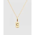 Luna Rae - Solid Gold The Letter C Necklace - Jewellery (Gold) Solid Gold - The Letter C Necklace