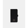 MIMCO - Hendrix Flip Case For Iphone 15 Pro - Tech Accessories (Black) Hendrix Flip Case For Iphone 15 Pro