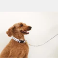 Mog & Bone - Hemp Dog Collar & Lead Shadow Quartz - Home (White) Hemp Dog Collar & Lead - Shadow Quartz