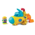 Bright Child - 3in1 WindUp Bath Tub Submarine - Bath Toys (Multi) 3in1 WindUp Bath Tub Submarine