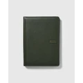 Kinnon - Hudson A4 Compendium - All Stationery (Olive) Hudson A4 Compendium
