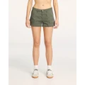 Lee - Y2k Low Relaxed Short - Denim (GREEN) Y2k Low Relaxed Short