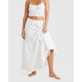 Billabong - High Tides Maxi Skirt - Skirts (WHITE) High Tides Maxi Skirt