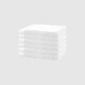 Bambury - Angove Face Washer 6 Pack - Bathroom (White) Angove Face Washer 6 Pack